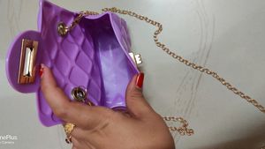 🆕 Mini Prettiest Lilac Clutch Bag