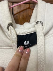 White H&amp;M  XL Hoodie
