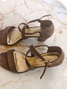 Comfort Plus Brown Heels