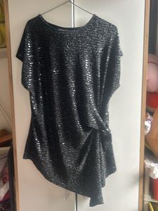 Black Sequence Top