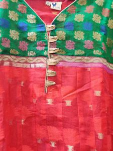 brand new Plume anarkali zari woven upto XXL