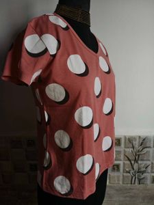 🎁Buy 1, Get 1 Free🎁,Size M/ L Polka Dot Tshirt