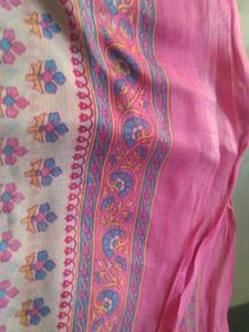 Cotton Saree With Blouse Size(34)