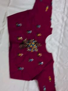 Embroidered Blouse Pink