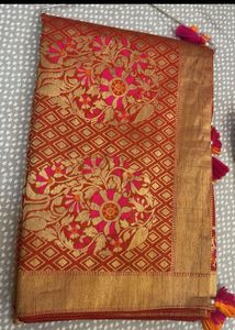 Banarasi Silk Saree Elegant Traditional Wear 3 New