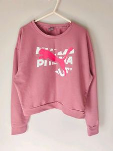 Puma Pink Graphic Sweatshirt
