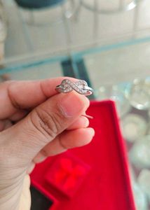925 Infinity Ring with hallmark