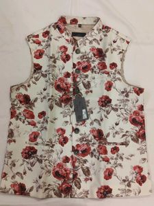 XXL - Floral Nehru Jacket