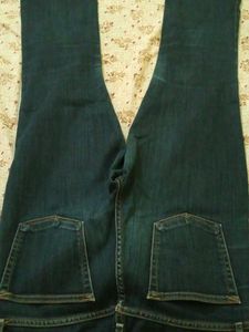Dark Blue Bootcut Jeans