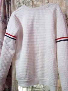 White Bow Sweater