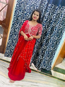 Red Partywear Gown❤️