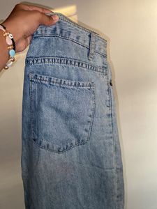 Denim Blue Jeans In Waist 28