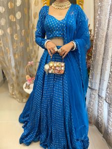 Blue Lehenga Choli