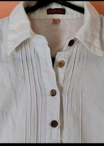 White Sleeveless Top