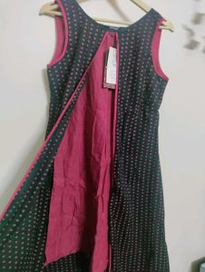 New Globus Red Black Kurta
