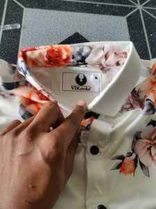Floral Button-Down Shirt