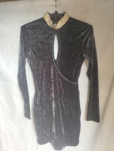 Elegant Velvet Mini Dress