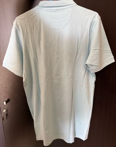 Louis Philippe Men’s Blue Polo T-Shirt