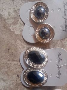 Stylish Button Earrings