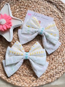 2 Pcs Bling Bows