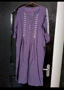 Purple Kurta Set