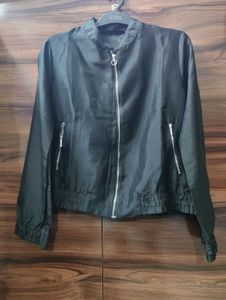 Stylish Black Bomber Jacket