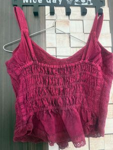 Embroidered Cami Top