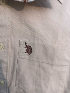U.S. Polo Assn. Beige Shirt