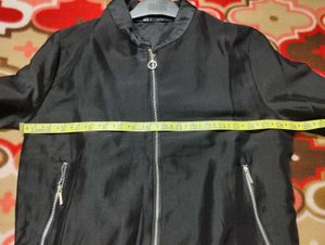 Stylish Black Bomber Jacket