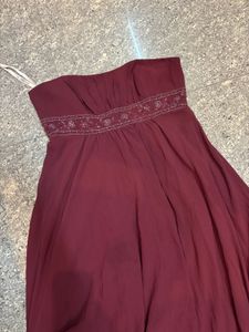 Burgundy Gown / Dress