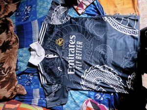 Ronaldo FC Black Print Jersey