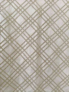 Elegant Sheer Plaid Blouse