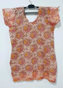 Floral  Short Kurti