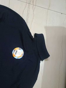 Elegant blue Turtleneck Dress