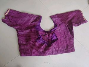 Purple  Saree