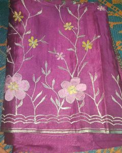 Purple 💜 Saree
