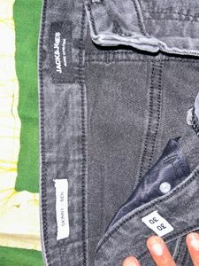Jack &amp; Jones Grey Denim Jeans