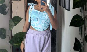 Combo Of Crop Top And Denim S Size