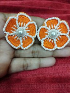 🌸 Handcrafted Flower Earrings 🌸