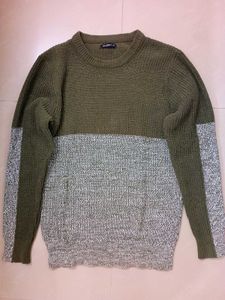 Zudio Knit Sweater - Olive Green