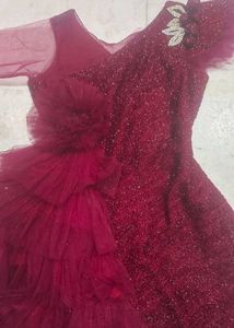 Party Wear Gowan For Girls Size:34