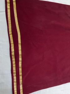 Maroon Stiched dress