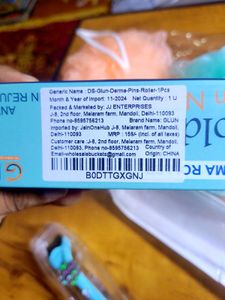 Derma Roller + 2pc Bath Loofah