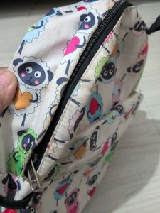 Cute Sheep Backpack with geometry box