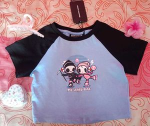 Graphic Printed Crop Top.
