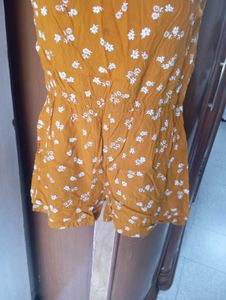 Floral Print Romper