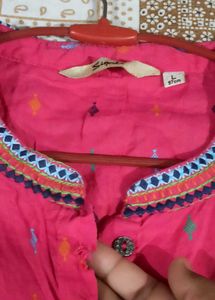 Brand New Pink Printed Top