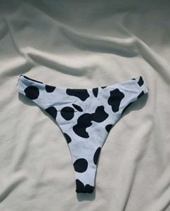 Cow Print Bikini Bottoms