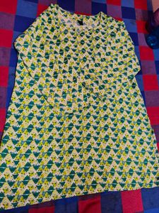 Rayon Green Kurti