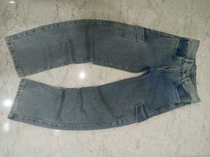 y2k relaxed/straight fit Cargo Jeans